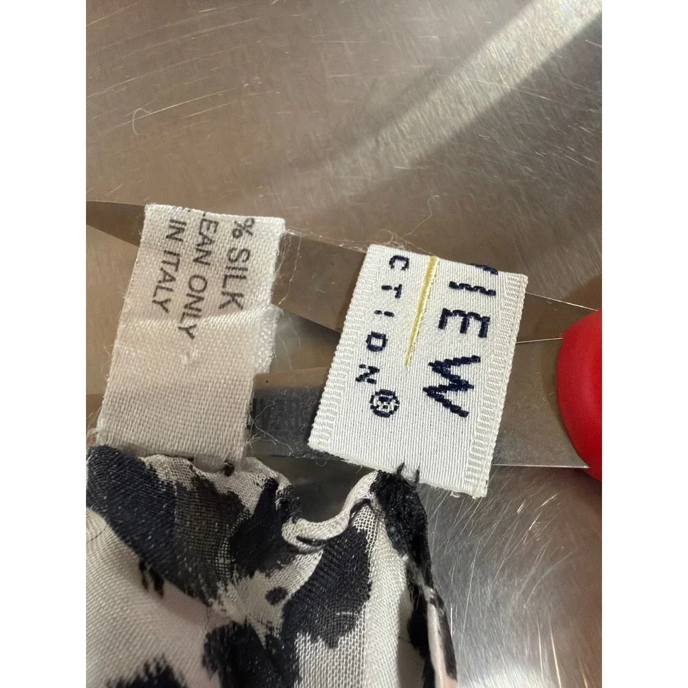 Preview Collection Scarf Women OS Tan Leopard Silk Square Made in Italy Chic